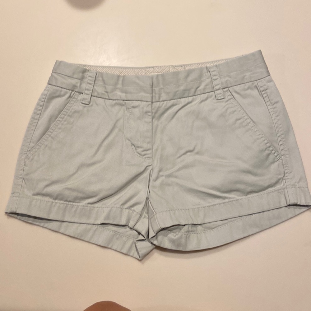 J.Crew chino beige shorts in size 0